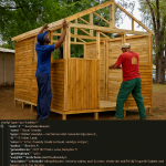 Wendy Houses Centurion being constructed